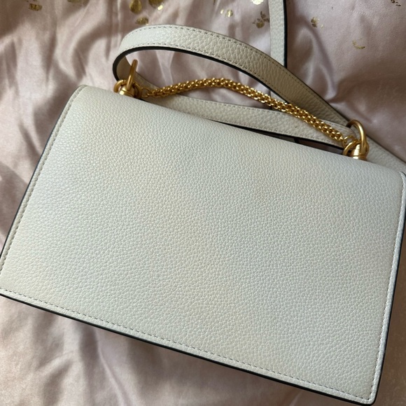 Tory Burch White Leather Crossbody Bag - Picture 6 of 14